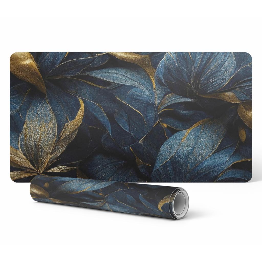 Protective Mat Desk Pad Table Tabletop Leaves with Elegance 100X50 Cm
