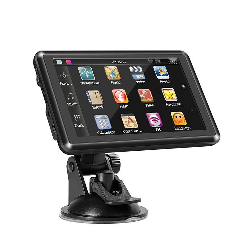 5-Inch Portable Car GPS Navigator with 8G HD Maps for Europe & US, Universal for Car & Truck, Includes FM.