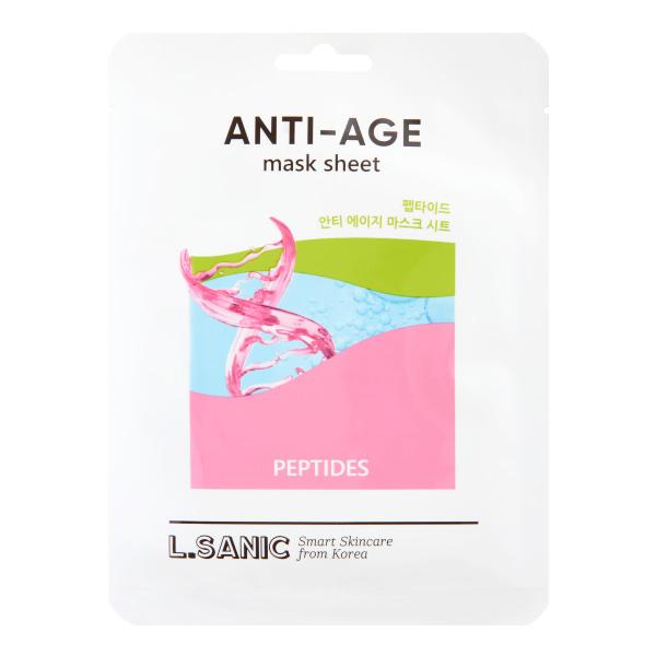 

L.SANIC Peptides Anti-Age Mask Sheet Антивозрастная тканевая маска с пептидами