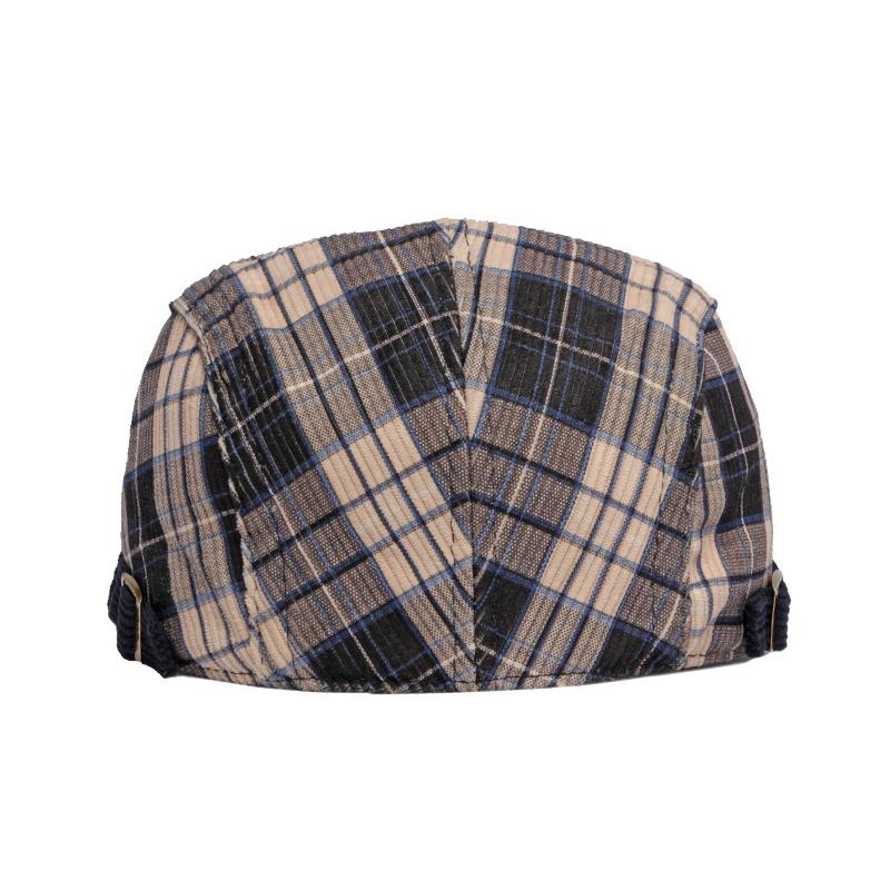 Podzim Zima Retro barety pro muže Ženy Klasické kostkované kšiltovky Newsboy Čepice Silný baret Klobouky Gatsby Painters Klobouky Ploché kšiltovky Nastavitelné