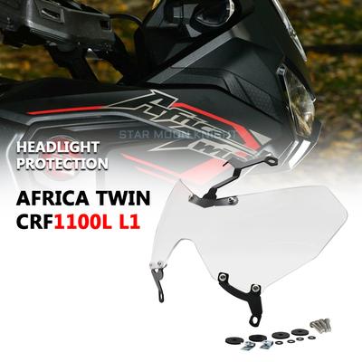 For Honda CRF1100L L1 Twin CRF 1100 L Headlight Protection Protector Headlight Film Guard Front Lamp