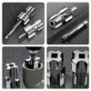 Electric Drill Compatible PVC Pipe Threader Kit Electric Drill PVC Thread Maker Tool Pipe Threader for Electric Drill