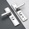 Stainless Steel Thickened Anti-theft Door Lock Universal Multifunctional Anti-theft Door Handle Lock Hardware Accessories