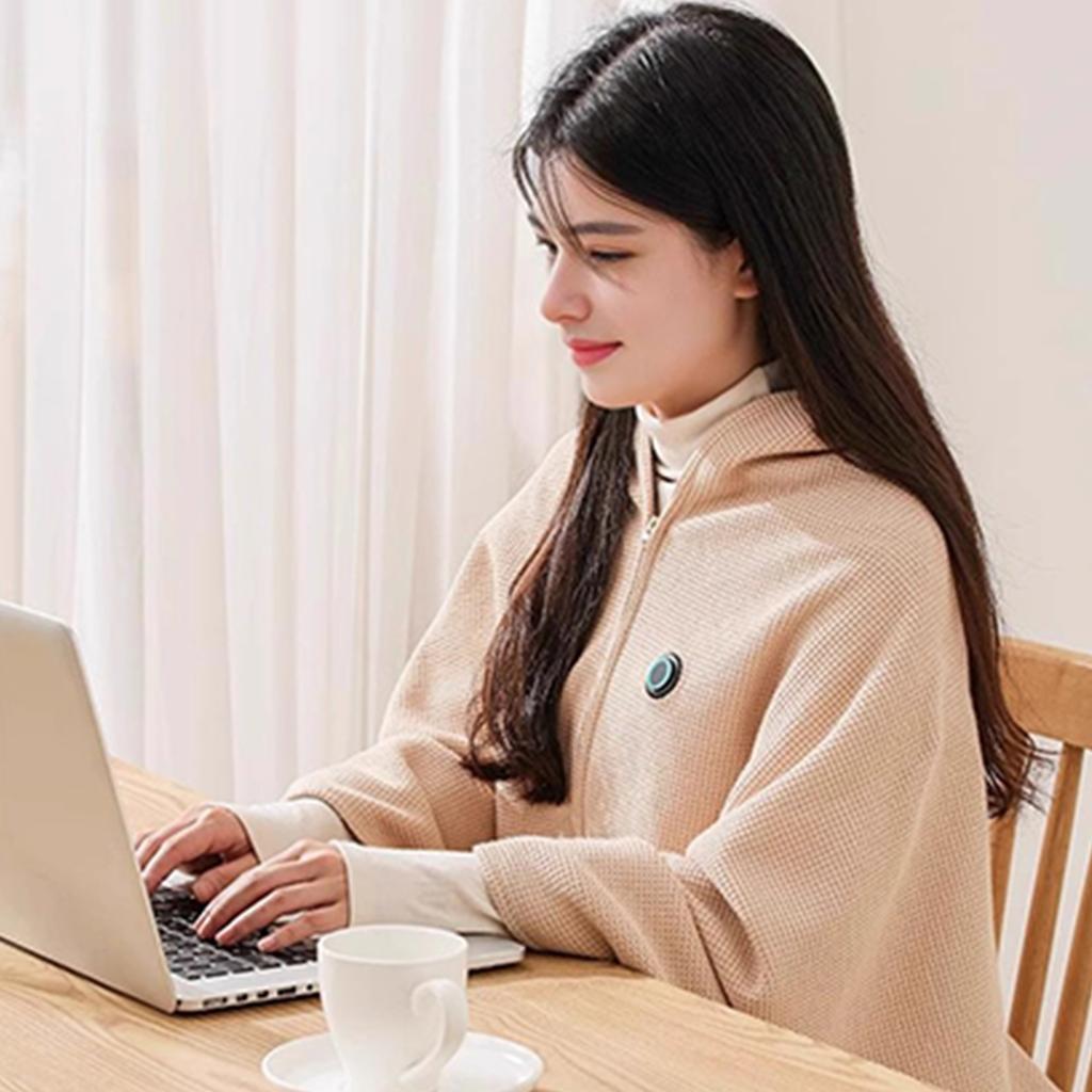 Portable Heated Blanket Shawl Wrap For Women, USB Electric Blanket, Rapidly Heating Women's Wearable Electric Blanket Shawl