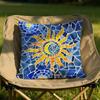 gorgeous sun moon and stars Cushion Cover Soft Reversible  Durable Pillow Cover  MultiScene Use for Home  Car Daily Comfort