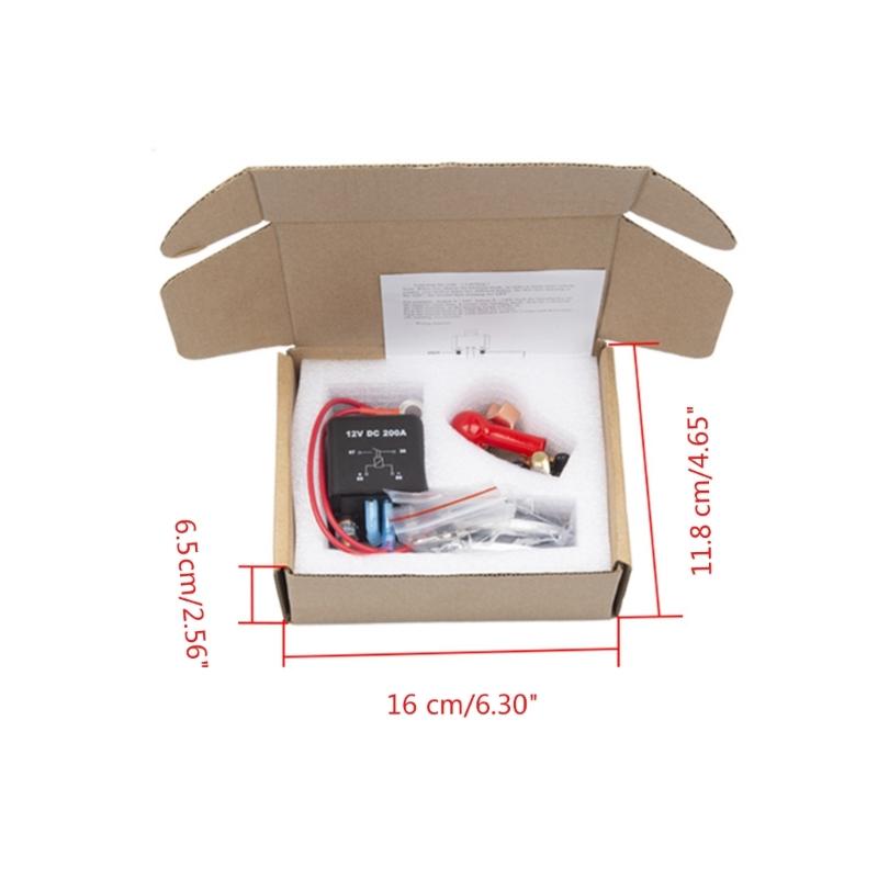 Upgrade Battery Disconnect Switch with Remote Control Battery Isolator Switch with Remote for Automotive Marine & Trucks