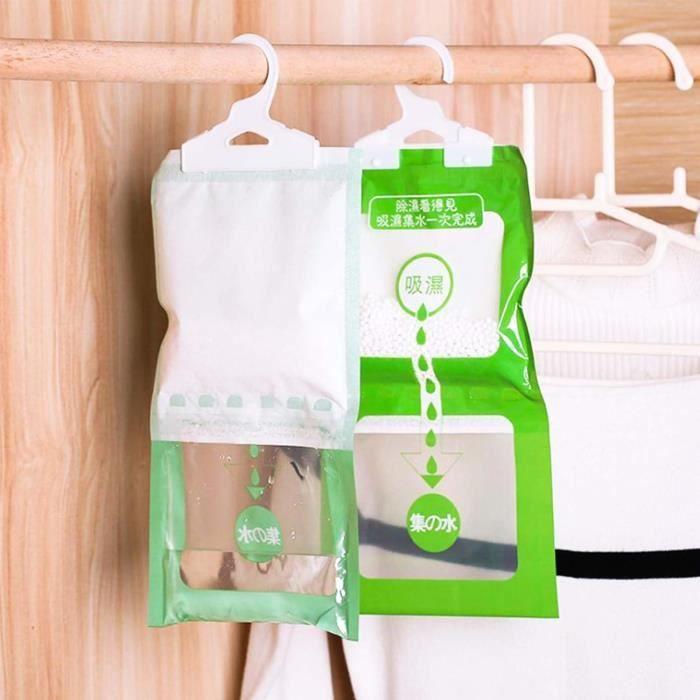 Dehumidifier - TRAHOO - 10 Pcs - Rapid Absorption - Environmentally Friendly - Removable Hooks
