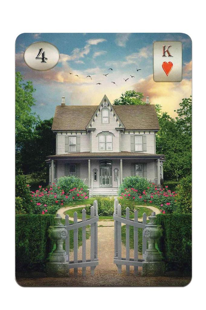 Lenormand Cards, 36 cards, for fortune-telling [Official Import] [Thelema Lenormand Oracle Cards] with Japanese instruction sheet, "Beautiful Digital