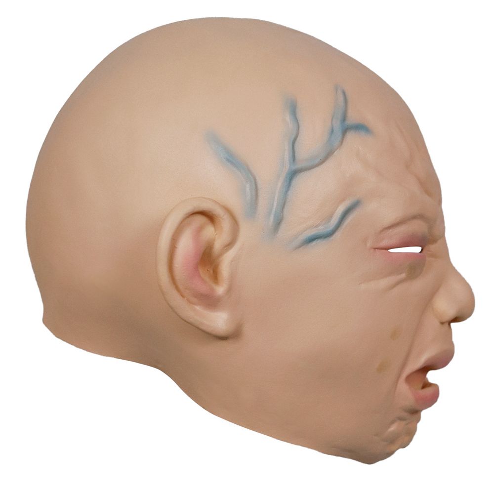 Halloween Kostüme Party Requisiten Weinende Gesichtsmaske Weinende Baby Maske Latexmaske Ganzkopf für Erwachsene