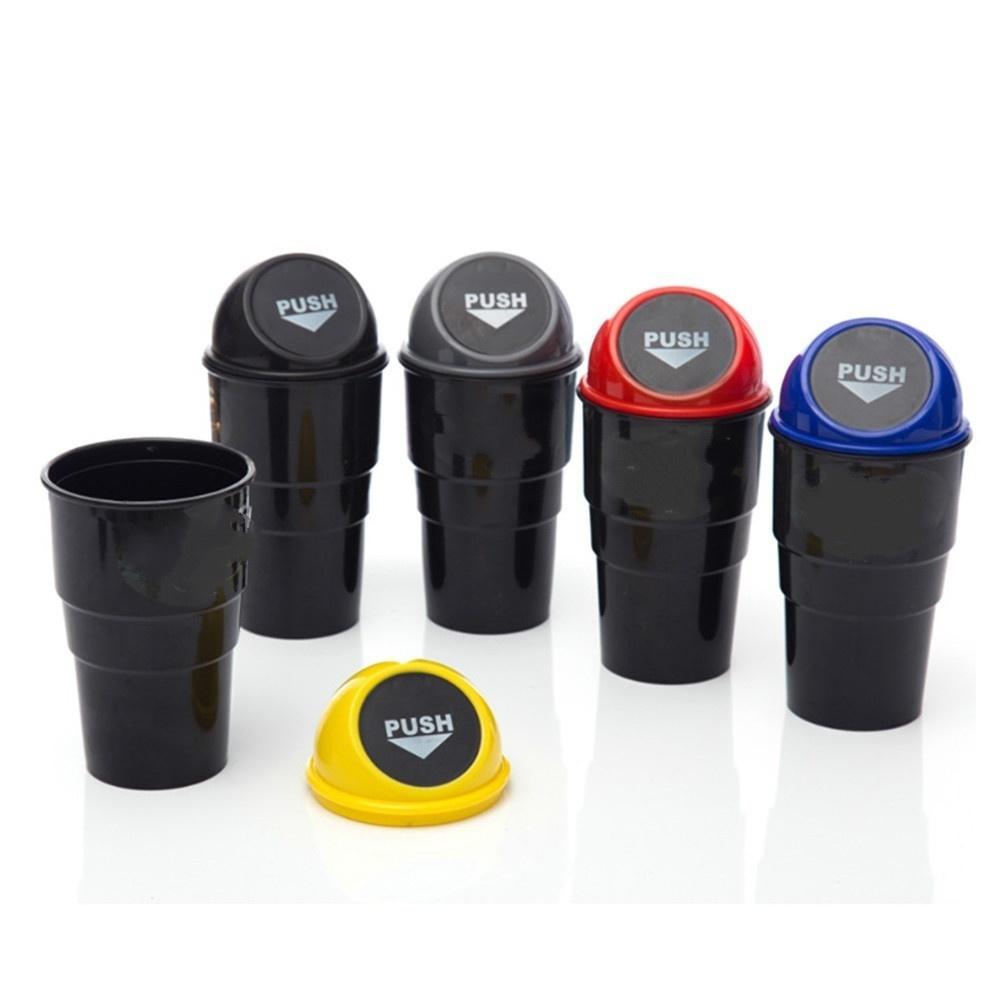 Dostępne 5 kolorów Kosz na śmieci samochodowy do przechowywania śmieci samochodowych Wiadro Automatyczny kosz na śmieci Pojemnik na śmieci Cas