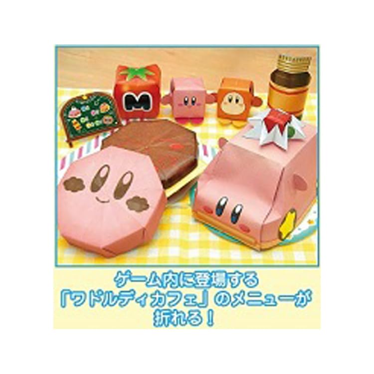 Showa Note Kirby Waddle Dee Cafe BIG size 15cm x 15cm 12 12 sheets 237333 Origami Working! (Includes origami) size, designs,