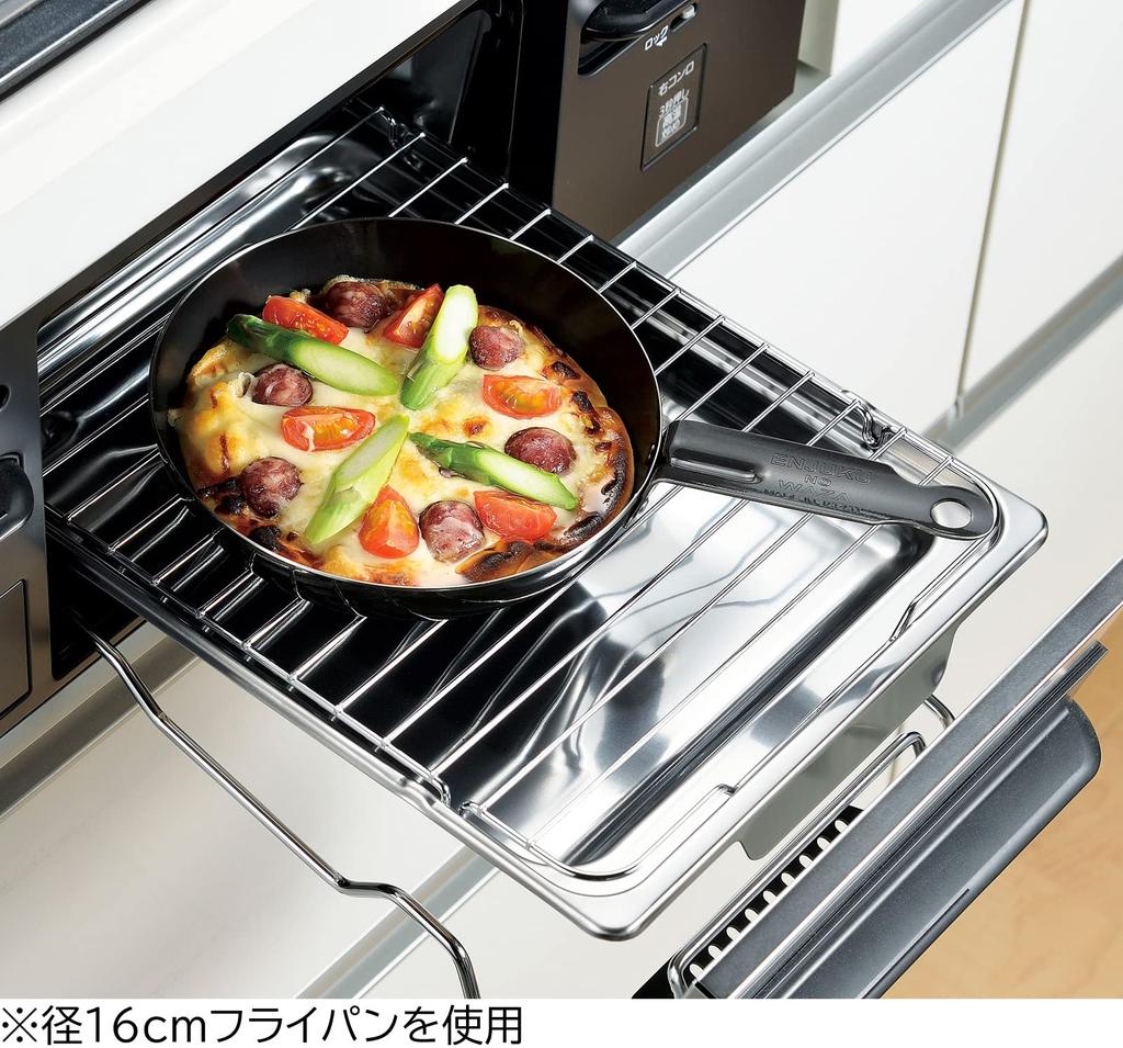 Yokoyama Iron Frying Tsubamejuku No Frying IH Outdoor Japanese-made Pan, 26cm, Waza, Pro-style Pan, Compatible, Use, EJTP-400