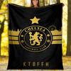 1pc C-Chelsea Theme Blanket - Digital Print, Polyester, Cozy for All Seasons, Perfect for Outdoor, and Travel