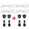 1 Paar/2 Paare Neue Sneaker Tennis Faule Schnürsenkel Ohne Binden Unisex Schnürsenkellose Runde Elastische Schnürsenkel