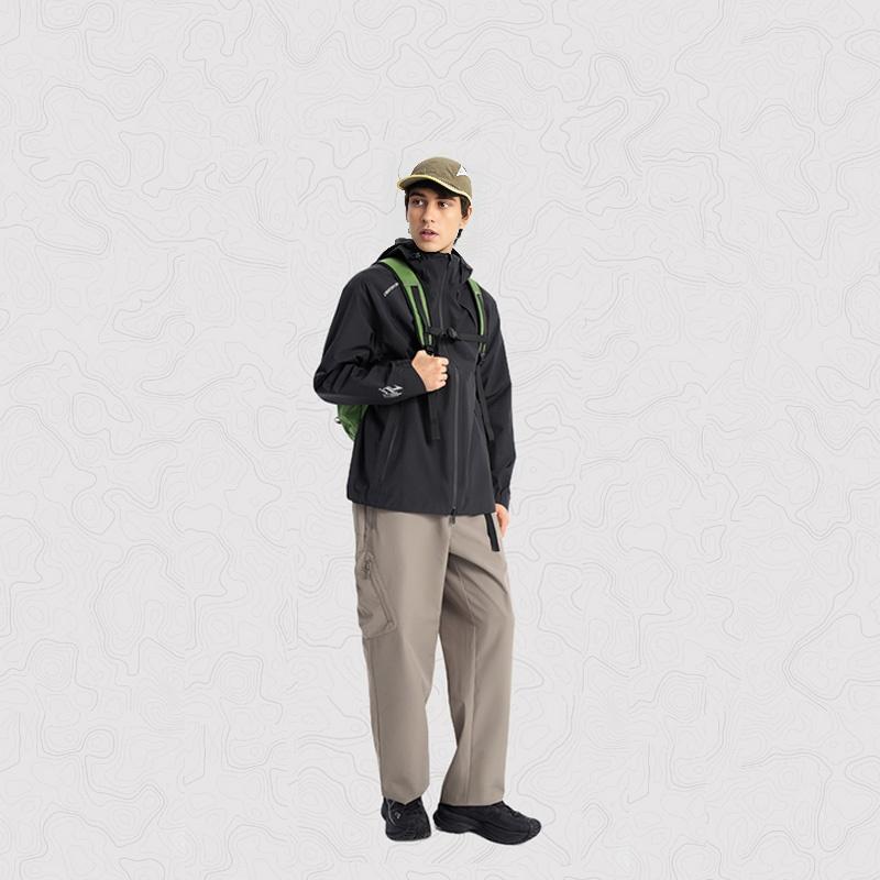 Li Ning CF Su Wan Long Jia Series Outdoor Breath Series Comfortable Casual Simple Hooded Loose Windproof Waterproof Breathable Jacket AEMV003-4