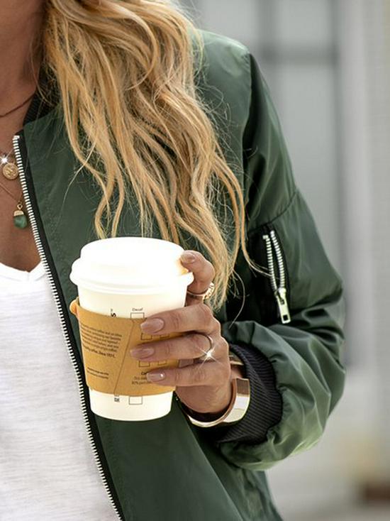 Women's European & American Fashion Solid Color Zipper Casual Jacket - Spring 2023