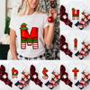 26 AZ Alphabet Christmas Tshirt Graphic T Shirts Funny Christmas Party Tshirts Tops Oversize Tshirt Fashion Harajuku Tshirts