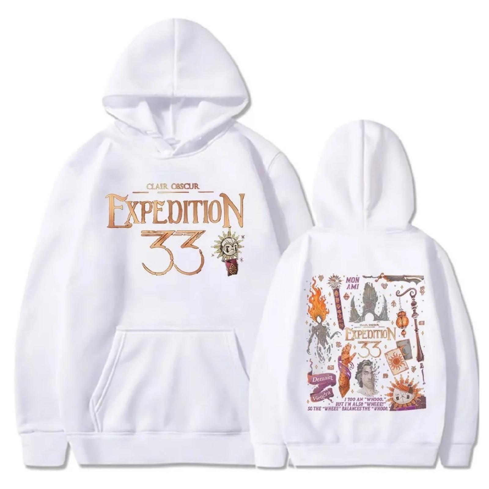 

Men s and Women s Matching Fashion Casual Outfit Sweatsuit Long Sleeve Top Printed Hooded Sweatshirt XL білий