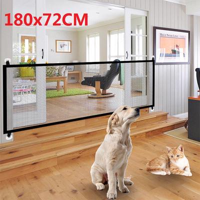 Portable Folding Safety Magic Gate Guard Mesh Safe Fence Net for Pets Dog Puppy Cat
