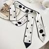 Korean Style Silk Scarf and Hairband Set - Versatile Women's Accessory for Summer