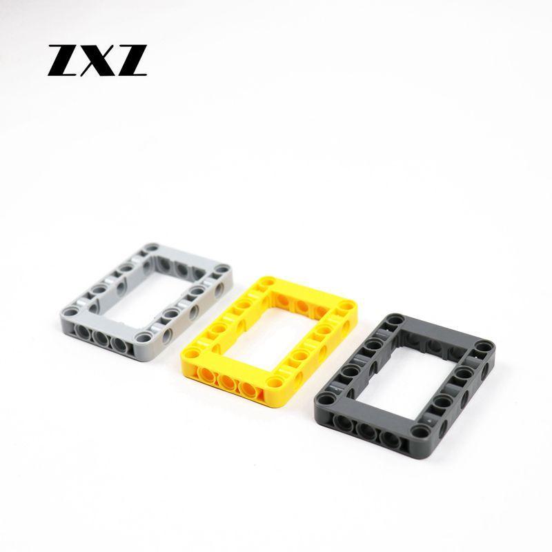 50 Pieces Square Huller Hole 5 x 7 64179 Technical Parts Beam 5 x 7 Open Center Thick MOC Toys for Children