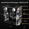 Double Room Clear Fish Isolation Box with Oxygen-filled Port Baby Fish Breeder Box Fish Tank Incubator Box Hatching House