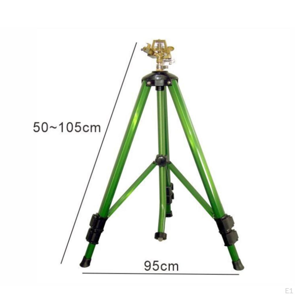 Adjustable Tripod Sprinkler Metal Extendable Head Gear