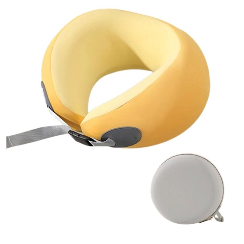 Memory Foam Travel Neck Pillow for Head and Neck Support Soft U Shape Cushions for Airplanes Car Home Office