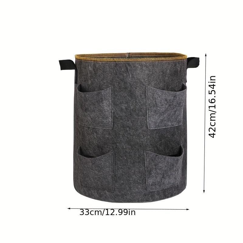 

igh-quality 1 Pc Round Tree Planting Bag - Versatile Beauty Planting Bag for Strawberries. Promotes Plant Growth, Perfect Seedling Bag. чёрный