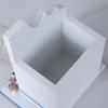 Mediterranean Style Pencil Storage Box Large Capacity Pen Container  Office Desktop Decoration
