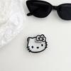 Color Lines Kt Cat Mirror Mobile Phone Airbag Bracket Back Sticker Retractable Portable Niche Lazy Ring Buckle Women'S Model