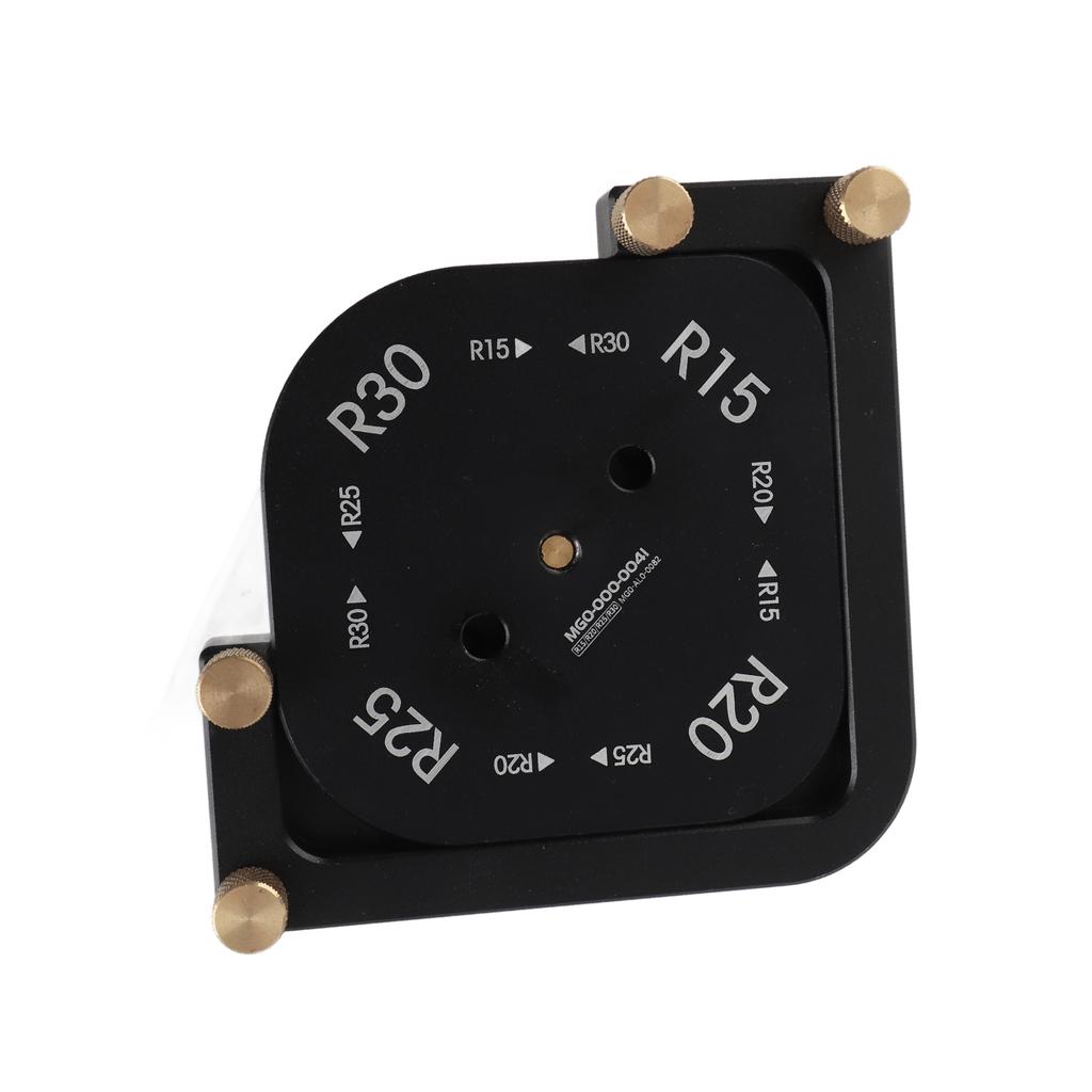 Eckenradius-Frässchablonen Aluminiumlegierung Langlebiger Fräser Frässchablonen für Holzbearbeitung