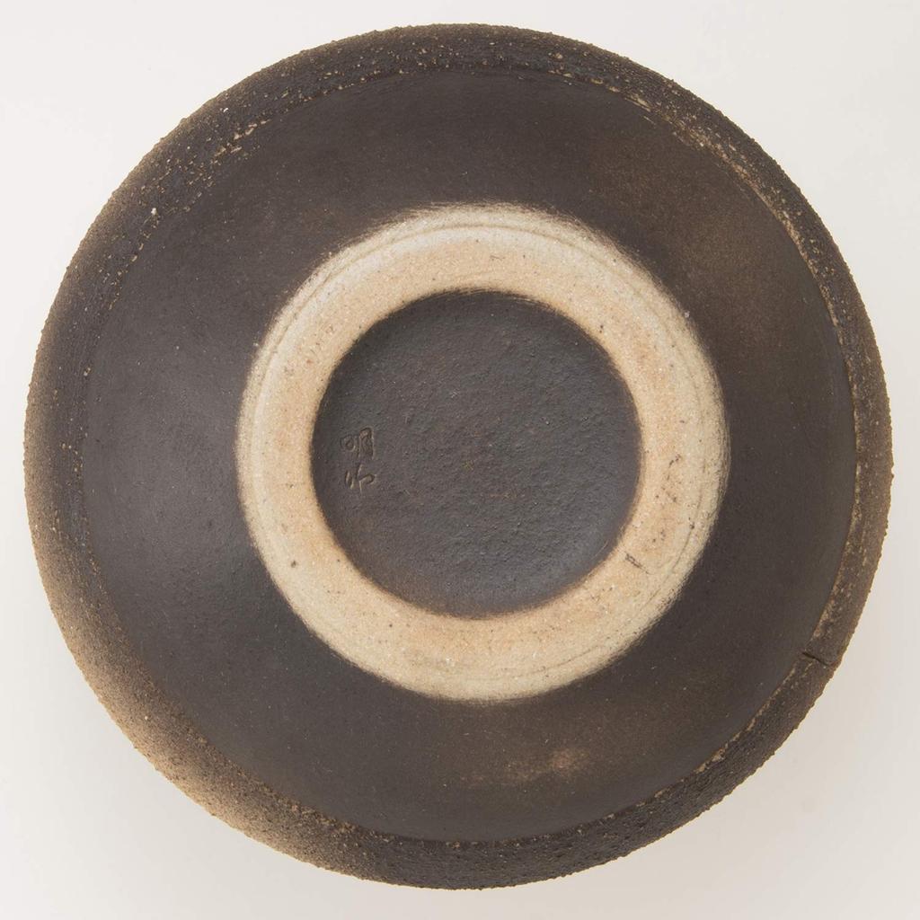 Marui Seito Shigaraki Ware Hechimon Flower Vase, Large, Black and White, Stone Hazel Gold Flowers, Ceramic, MR-1-2541