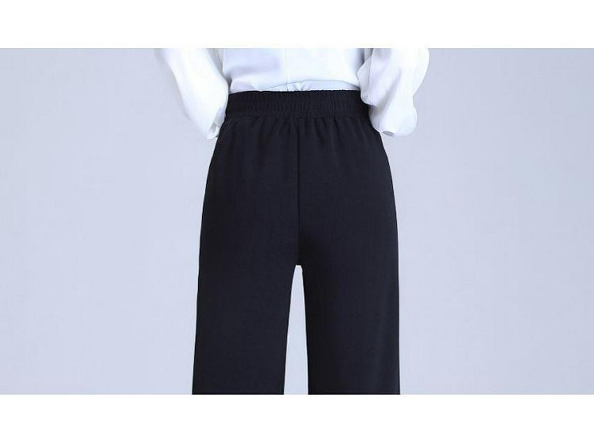 Women's Spring High-Waisted Flared Suit Pants - Slimming, Versatile, and Comfortable Wide-Leg Design