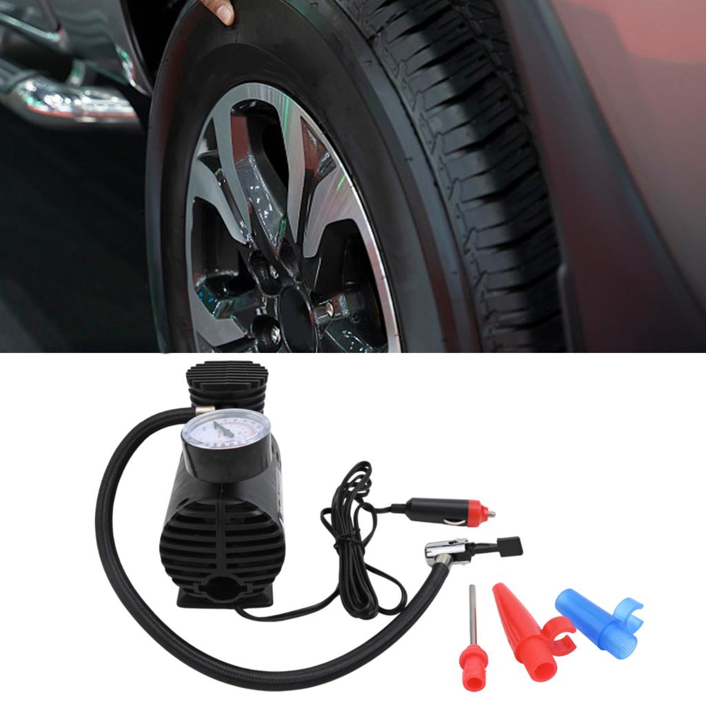 Lightweight 12V Air Compressor 300psi Electric For Inflator for Car Tires and Sports Balls Portable and Compact Design