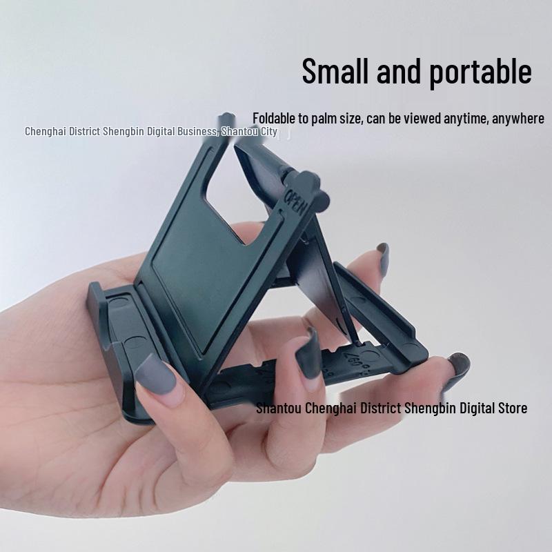 Foldable Desktop Phone Holder for Lazy Users