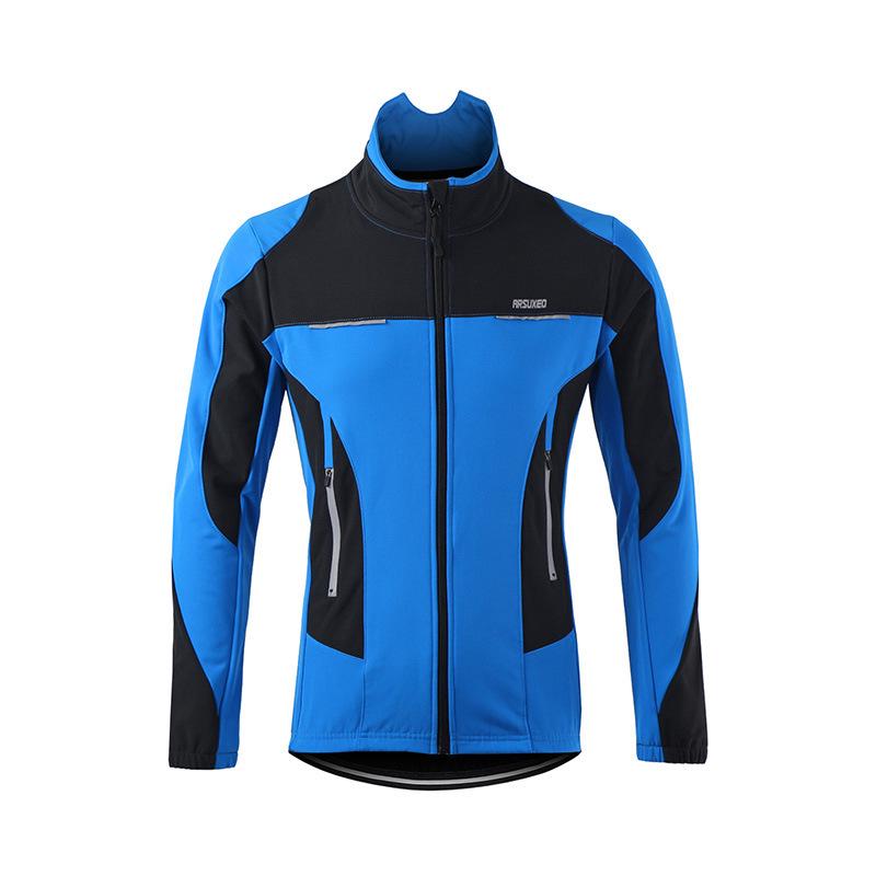 Camouflage Windproof & Rainproof Fleece Cycling Suit for Autumn/Winter