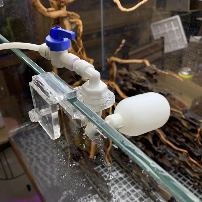 1/4 Zoll Schwimmerkugelventil für RO Wasserreiniger Aquarium Automatischer Wasserwechsler Schwimmerventil Kunststoff Weiß Wasserstandregler