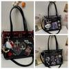 Lattice JK Crossbody Bag Large Capacity Transparent Shoulder Bag Sweet Cartoon Anime Itabag  Travel