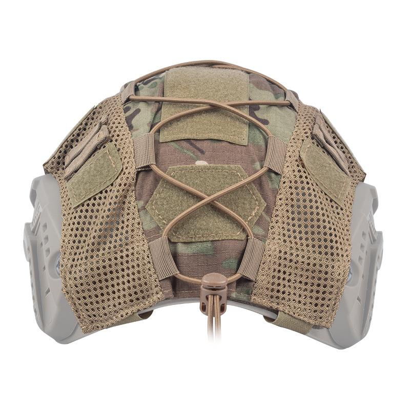 Cross border amazon FAST helmet helmet cloth riding helmet field camouflage mesh helmet cover tactical helmet