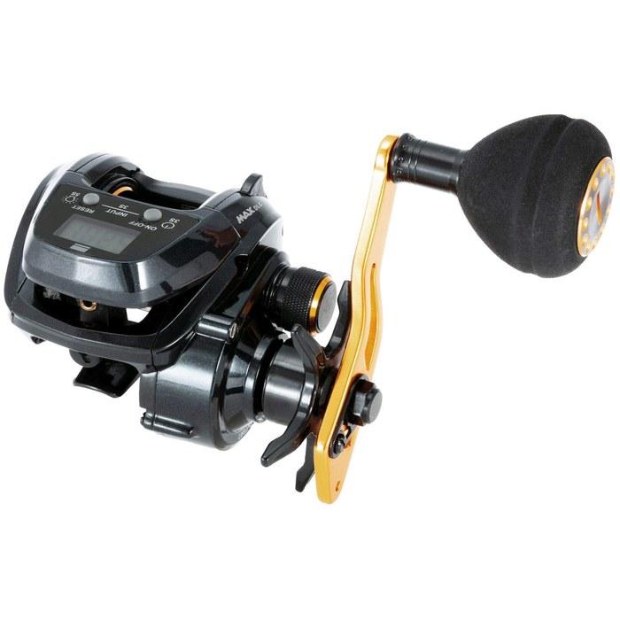 AbuGarcia MAX DLC P-L Digital Line Counter Reel - Left Handed - Power Handle Model