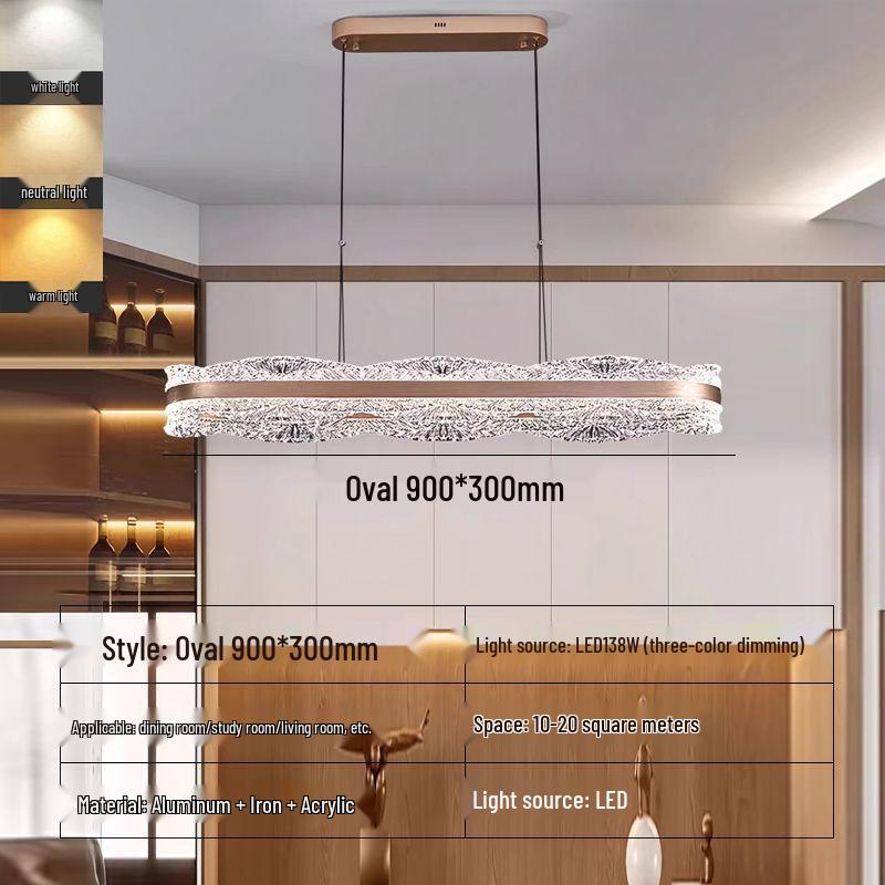 Elegant Italian LED Chandelier for Living Room, Bedroom, or Dining Room