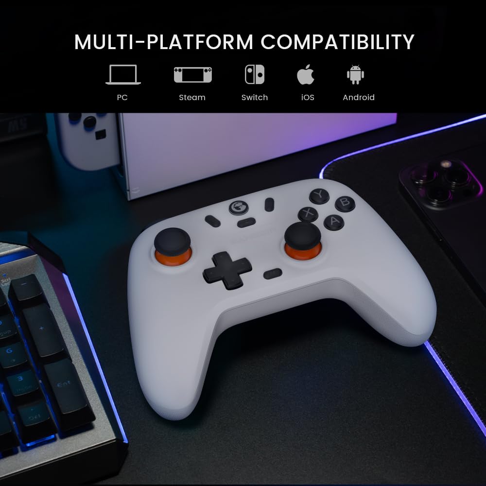 GameSir Nova Lite Wireless Controller Bluetooth Gamepad for Windows and Steam Decks Hall Effect Turbo and Rumble Vibration Nova Lite - 2.4G & PC,