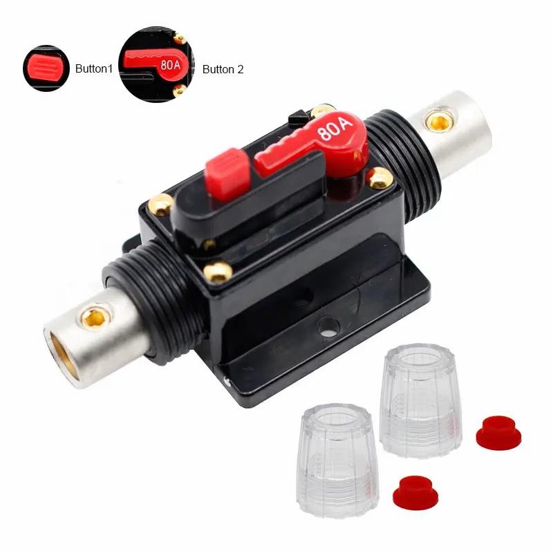 Car Circuit Breaker Fuse Reset 20A 30A 40A 50A 60A 80A 100A 150A Reset Fuse Car Boat Waterproof Marine Circuit Breaker Fuse Holders1