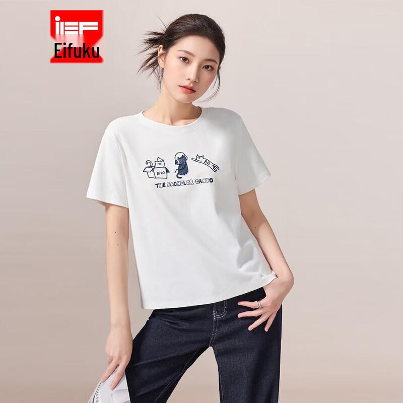 IEF Women s Fashion Printed Short-Sleeve T-Shirt