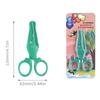 Safety Design Children Safety Scissors Blunt Tip Comfort Grip Art Craft Scissors Plastic Material Anti-Pinch Design Scissors