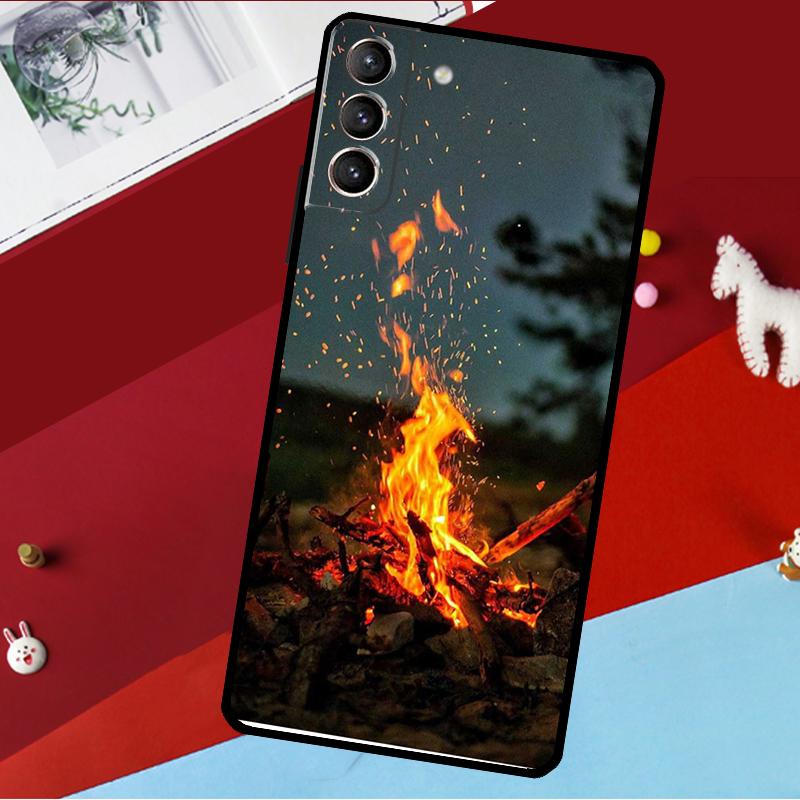 Camping Nature Funda For Samsung Galaxy S26 S25 S24 S22 S23 Ultra Plus S20 S21 FE S9 S10 S25 FE Phone Case