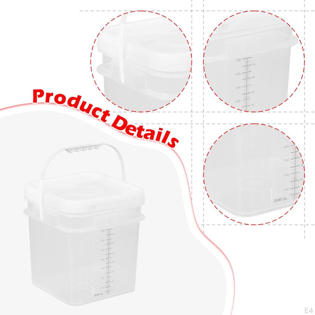 Leakproof Paint Bucket Holder for Mixing and Fishing Use