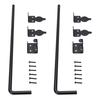 2 Set Cane Bolt Gate Drop Rod 18in Wood Fence Heavy Duty Hardware Ground Latch Metal Stopper Iron Gate Pin