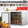 220V 600W 8 Trays Beef Jerky Making Tools Drying Machine Fruit Dryer Dehydrator for Fruit Meat Food Home Appliances